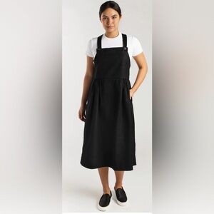 Pinafore Dress - Pillar by Allison Wonderland - Black Size 8
